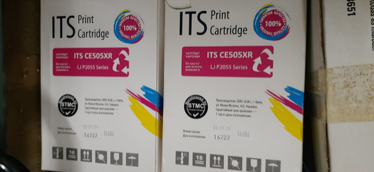 картридж совместимый ITS CE505XR HP LaserJet P2055